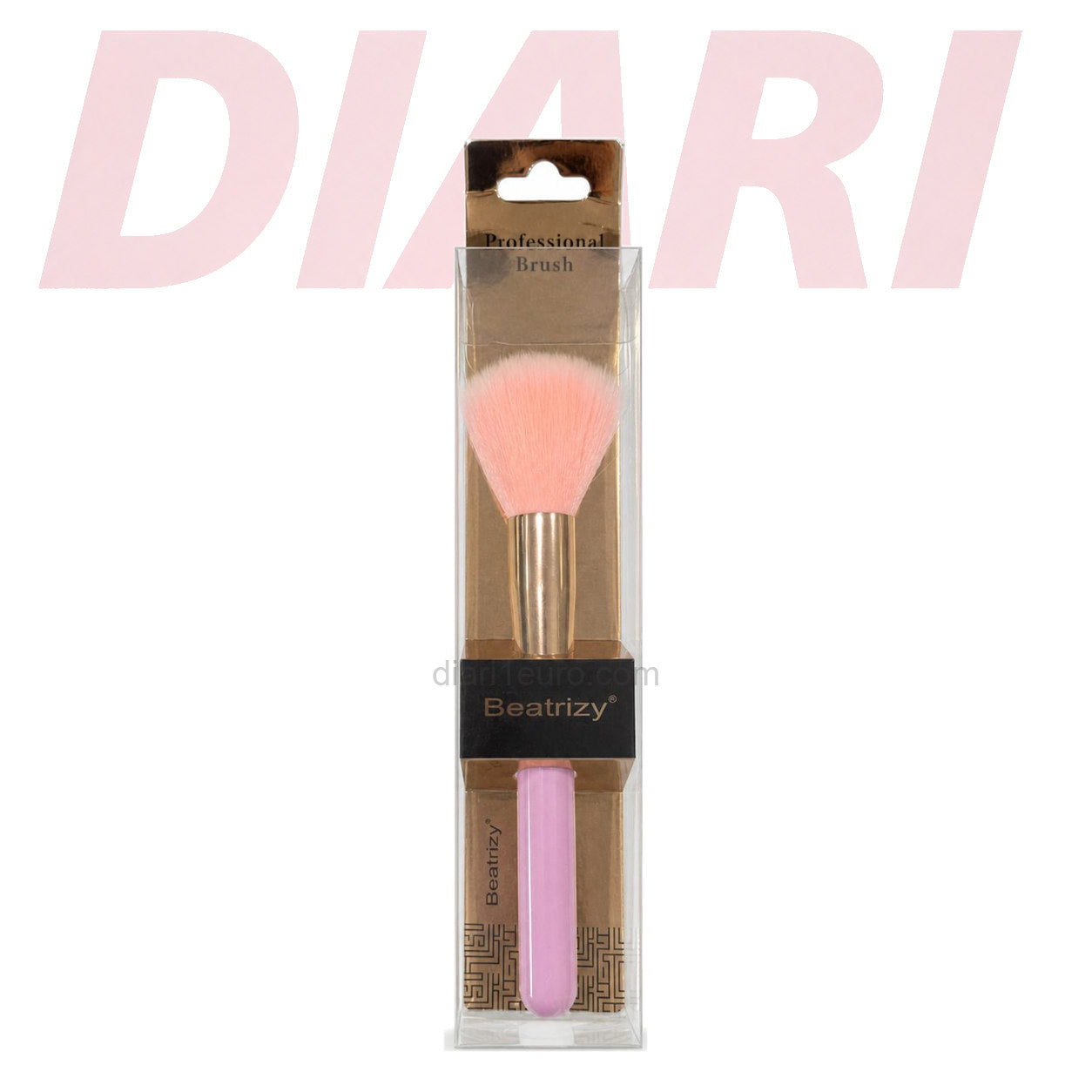 Furçë makeup Romatica me dorezë rozë