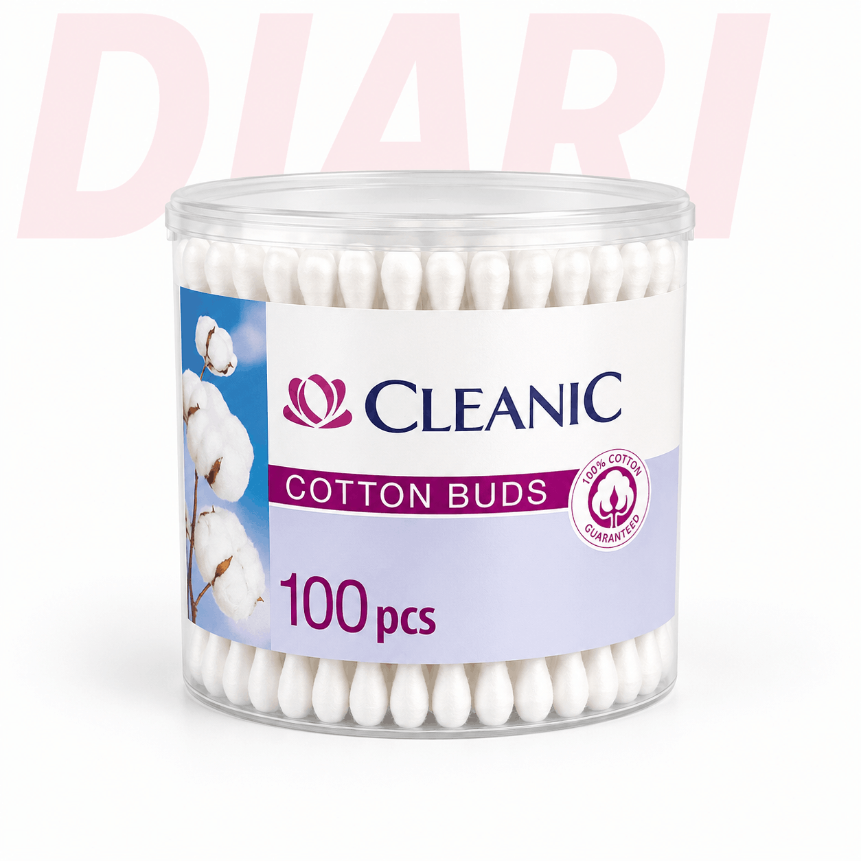 Shkopinj Pambuku Cleanic 100 Copë