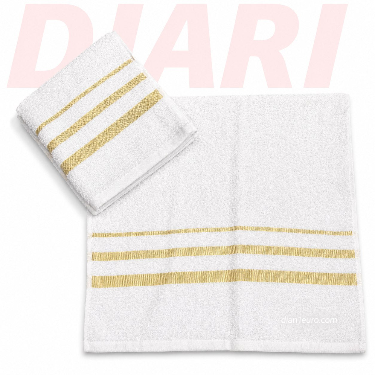 Peshqir dore me vija ari, i bardhë