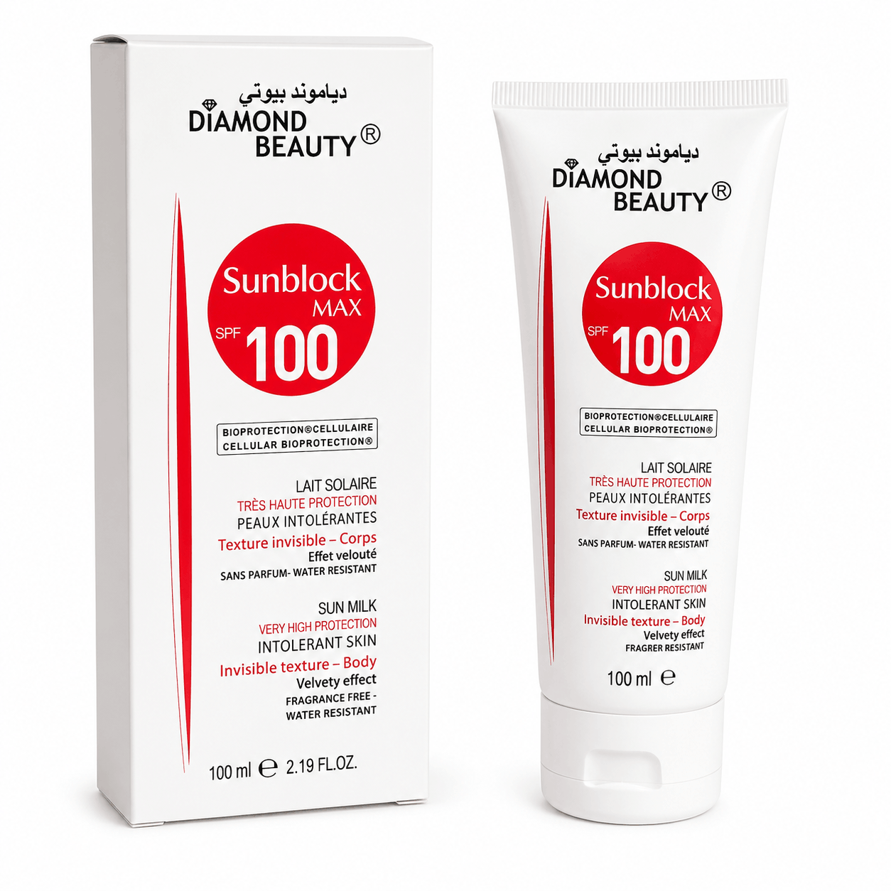Diamond Beauty Sunblock MAX SPF 100 – Sun Milk 100ml