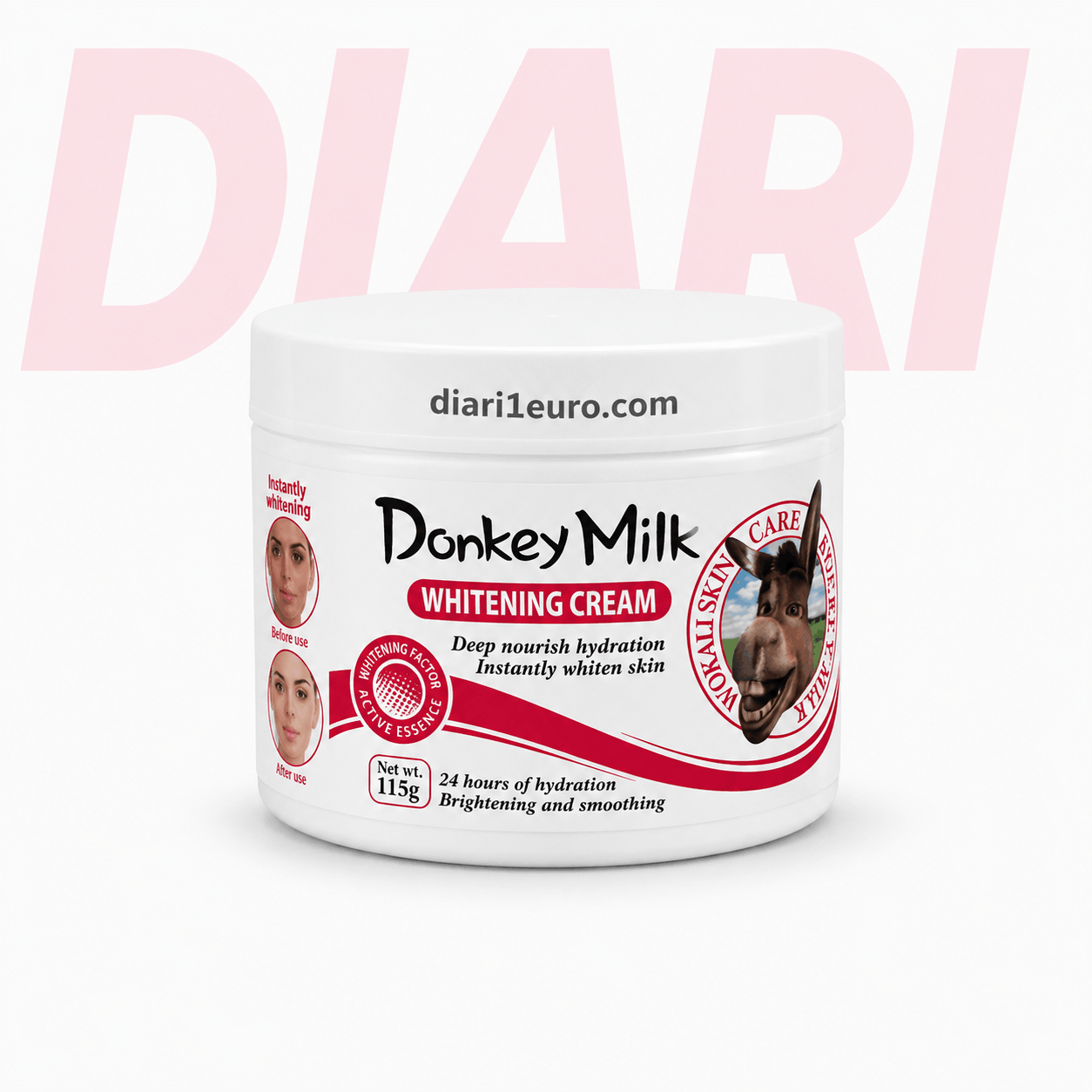 Krem me Qumësht Gomarice (Donkey Milk Whitening Cream)