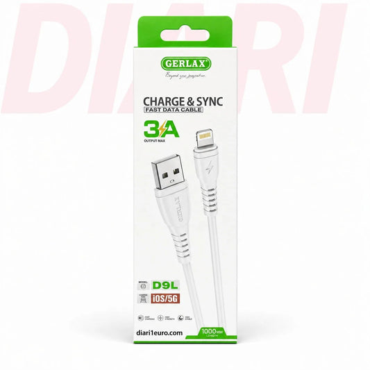 Adapter karikimi Gerlax Lightning 3A për iPhone 14 e poshtë