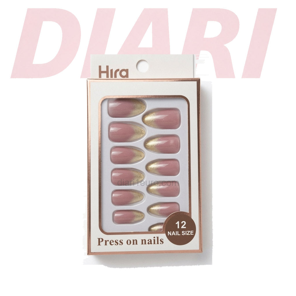 Thonj artificialë Hira Press On Nails, 12 copë