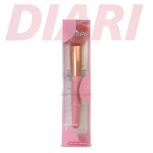 Furçë makeup me dorezë rozë