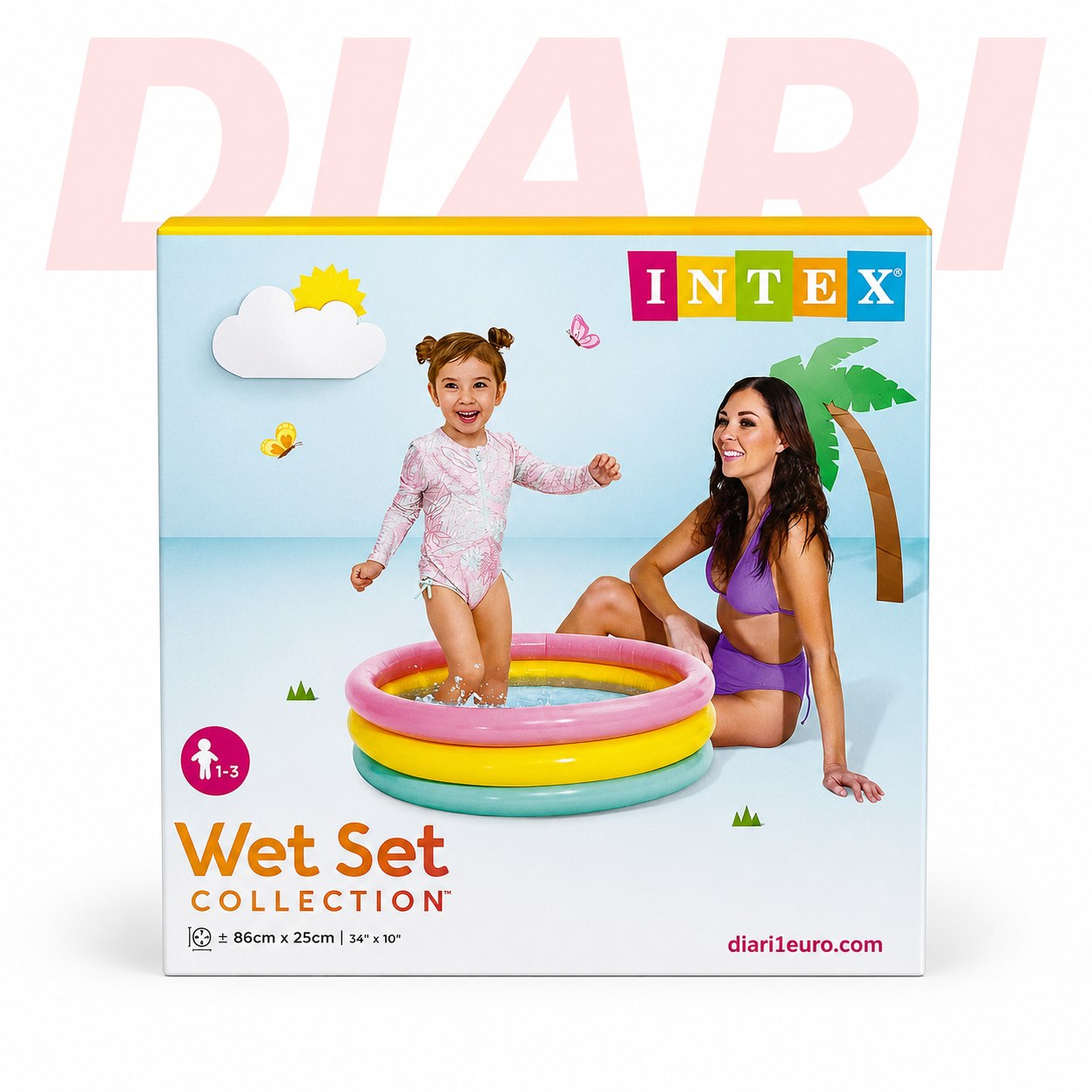 Pishinë për fëmijë Wet Set 86cm x 25cm