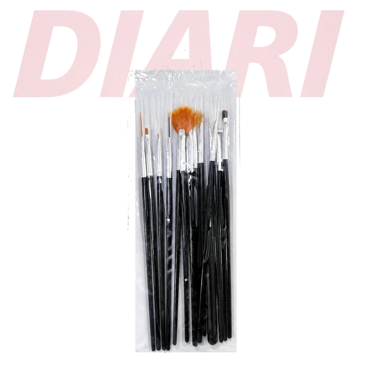 Set furçash makeup të zeza