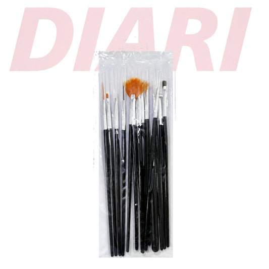 Set furçash makeup të zeza