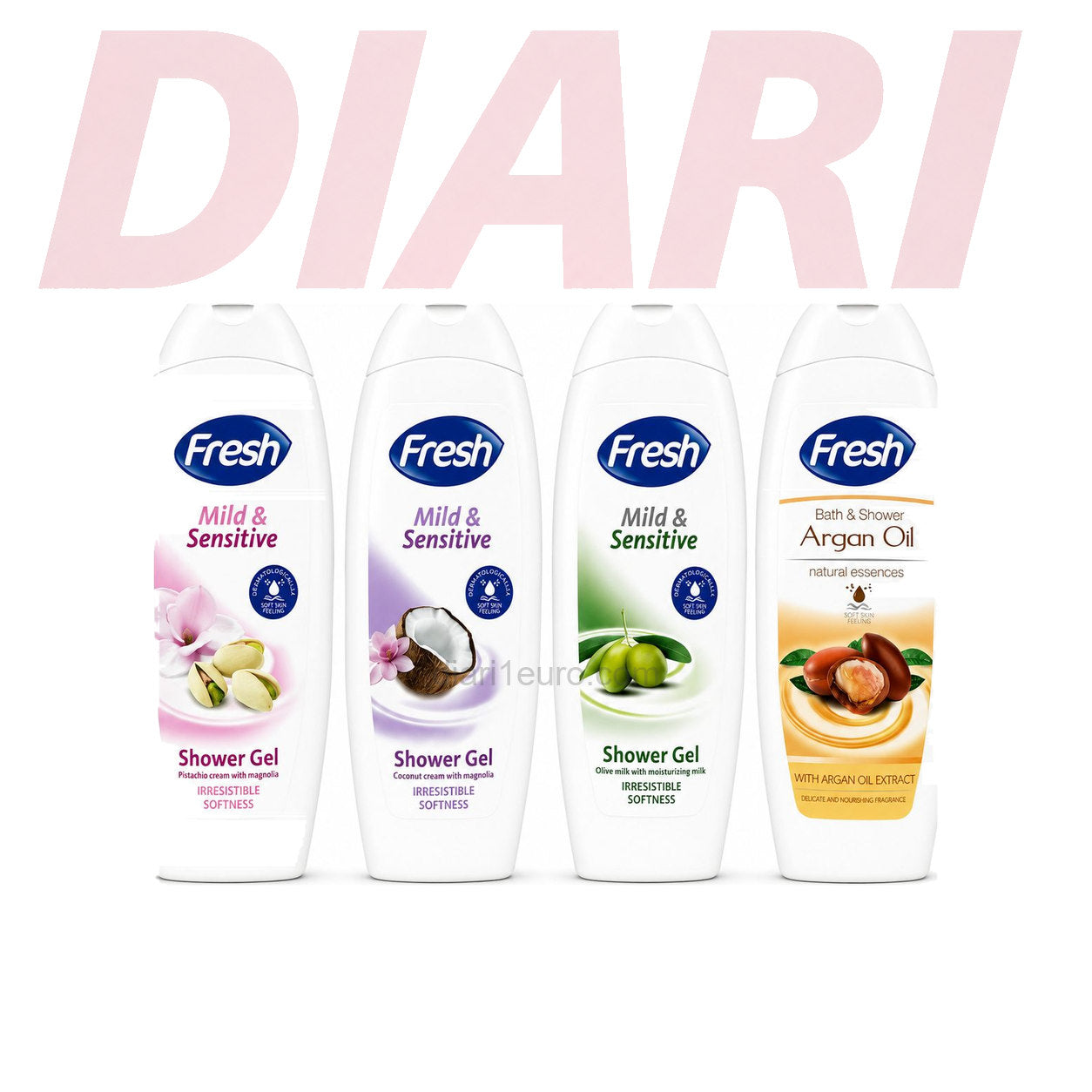 Produkt Fresh për kujdes personal, 4 variante