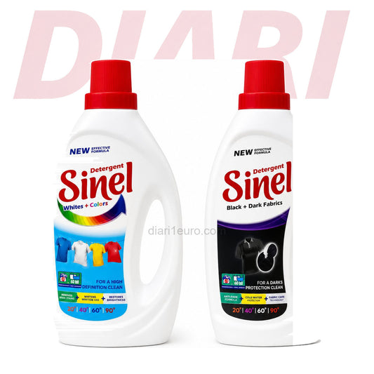 Detergjent Sinel i bardhë dhe i zi