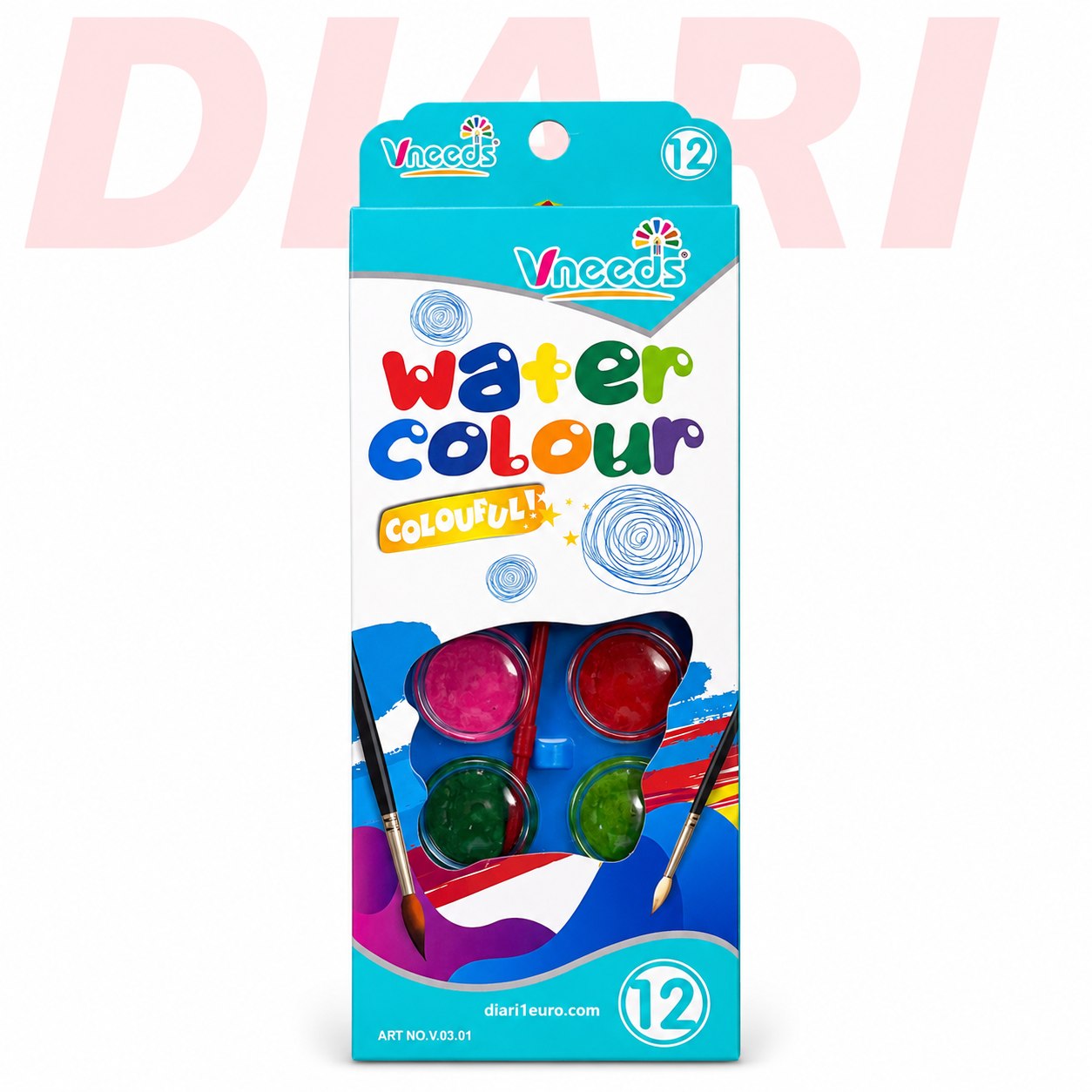 Ngjyra uji Vneeds, 12 ngjyra