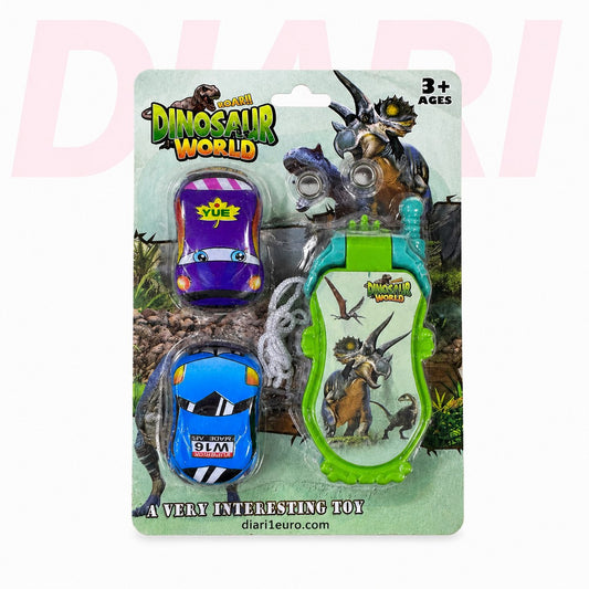 Set lodrash Dinosaur World me telefon lodër