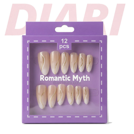 Thonj artificialë Romantic Myth bezhë, 12 copë