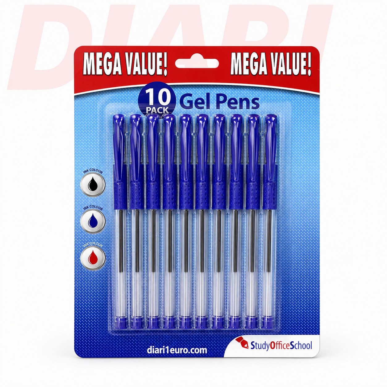 Set stilolapsash xhel, 10 copë