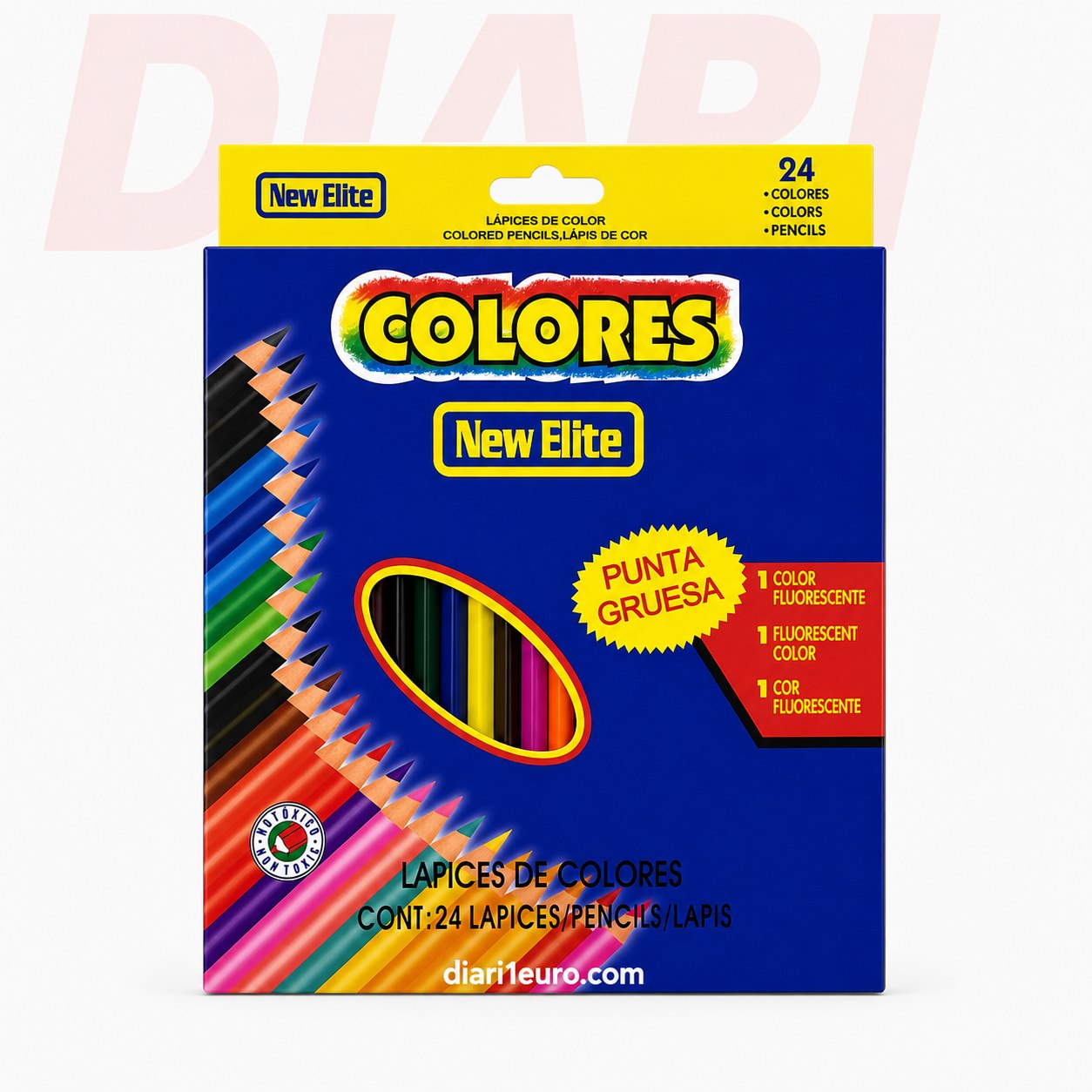 Lapsa me ngjyra Colores New Bite, 24 copë