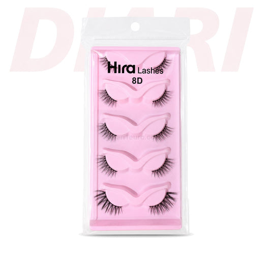 Qerpikë artificialë Hira Lashes 8D