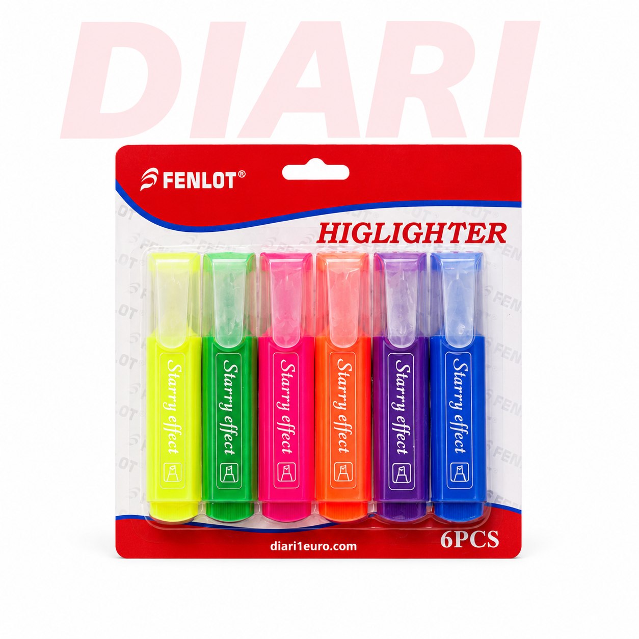 Set highlighter Fenlot, 6 copë