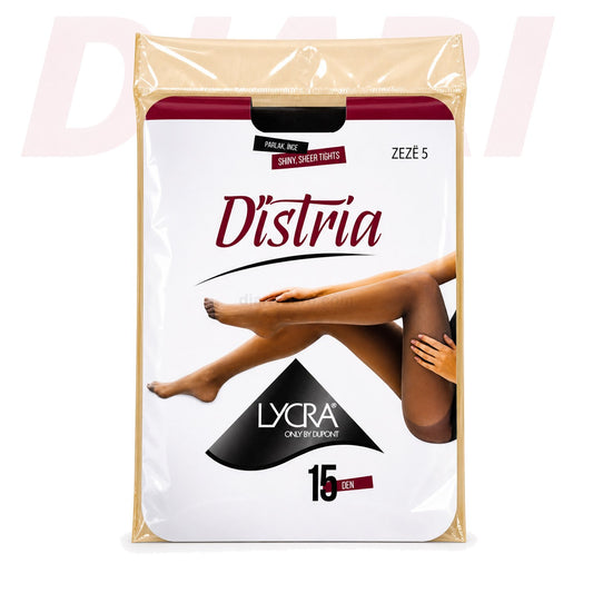 Hellonka Distria Lycra 15 DEN, të zeza
