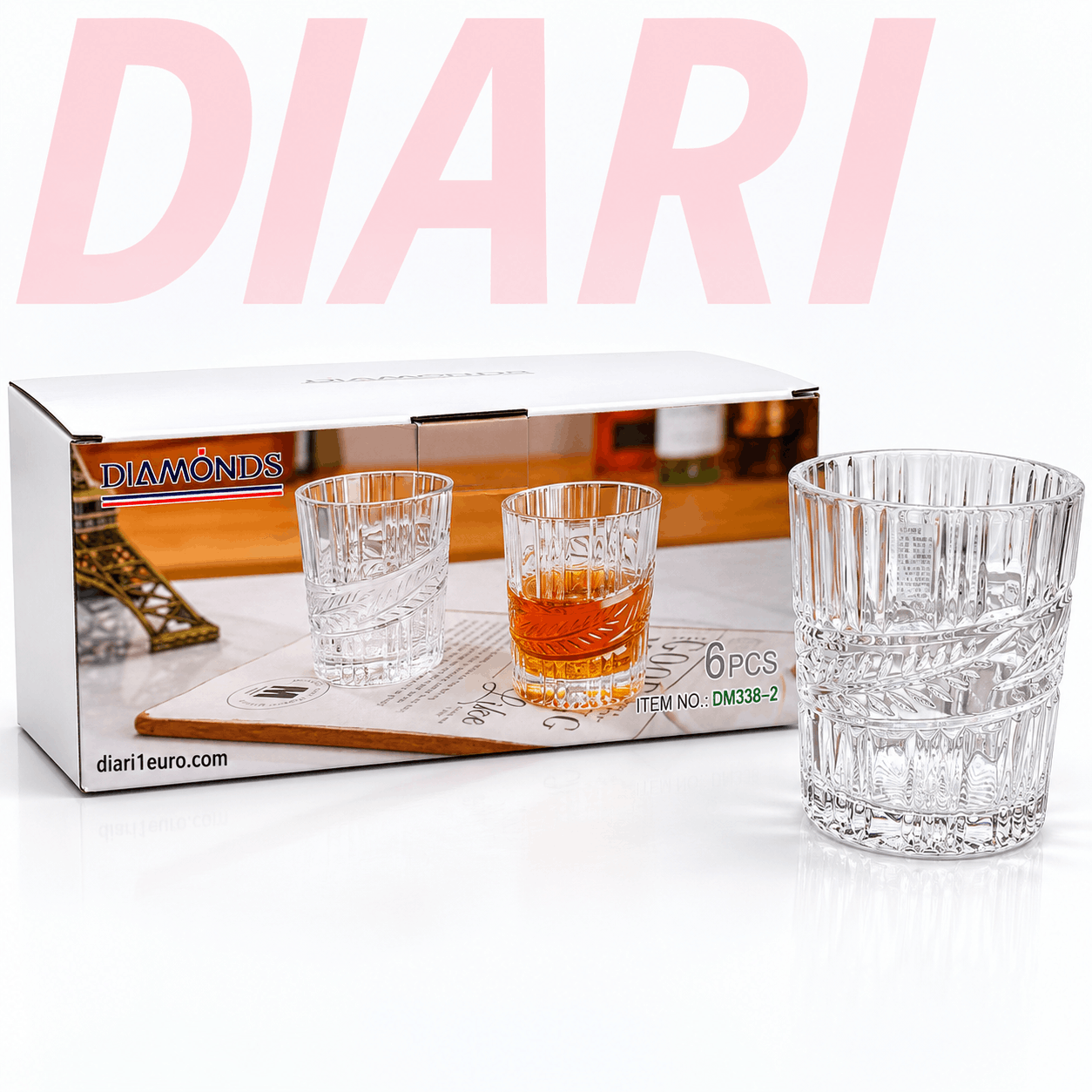 Set Gotash Qelqi Diamonds 6 Copë