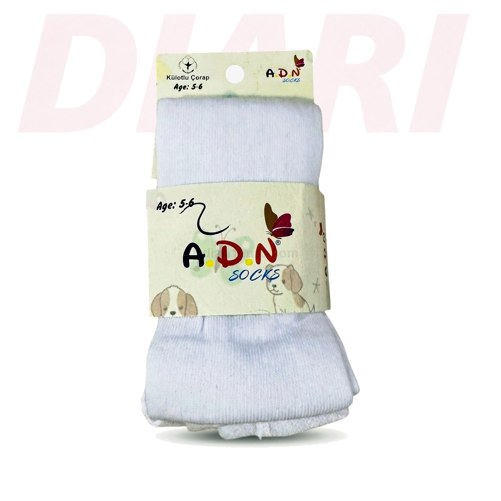 Çorape A.D.N. për fëmijë, të bardha