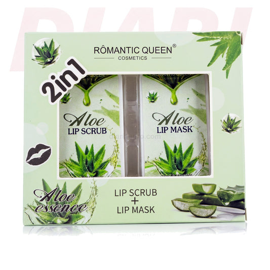 Set për buzë Aloe Lip Scrub & Lip Mask