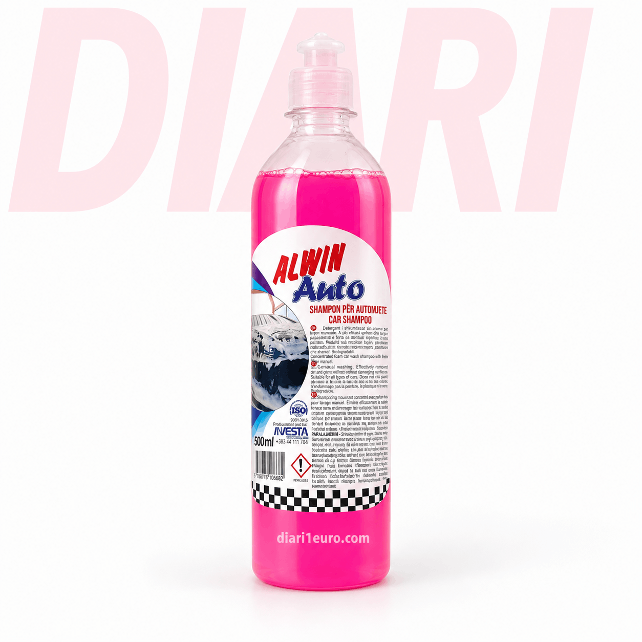 Shampo për Larjen e Makinës Alvin Auto 500ml