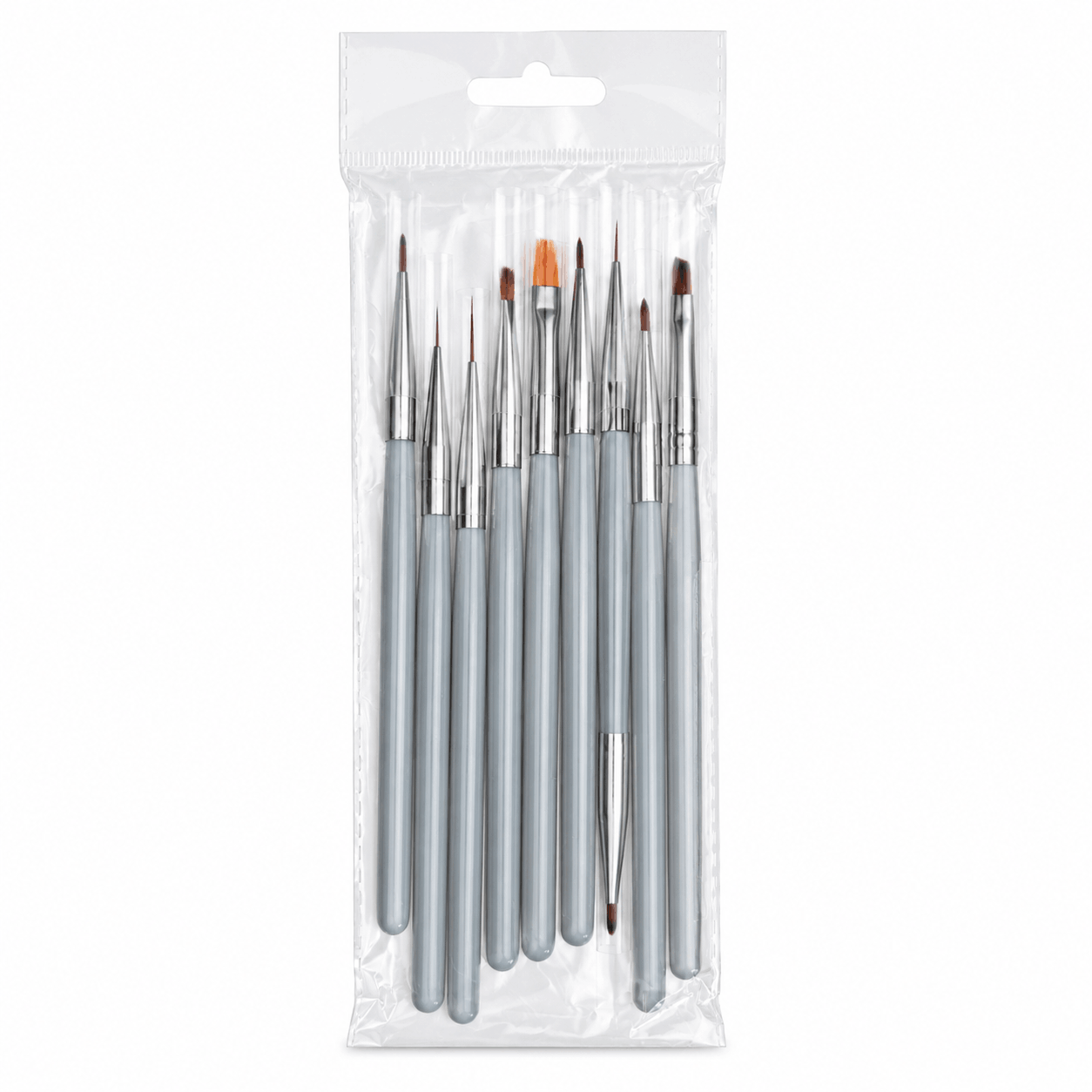 Set Furçash për Nail Art dhe Dekorim Thonjsh (9 Copë)