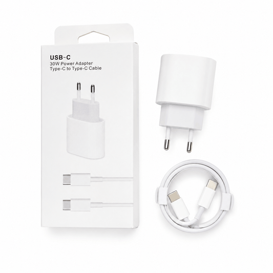 Karikues USB-C 30W me Kabllo Type-C në Type-C