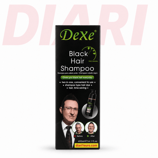 Shampo për Ngjyrosjen e Flokëve të Zeza 400ml – DeXe