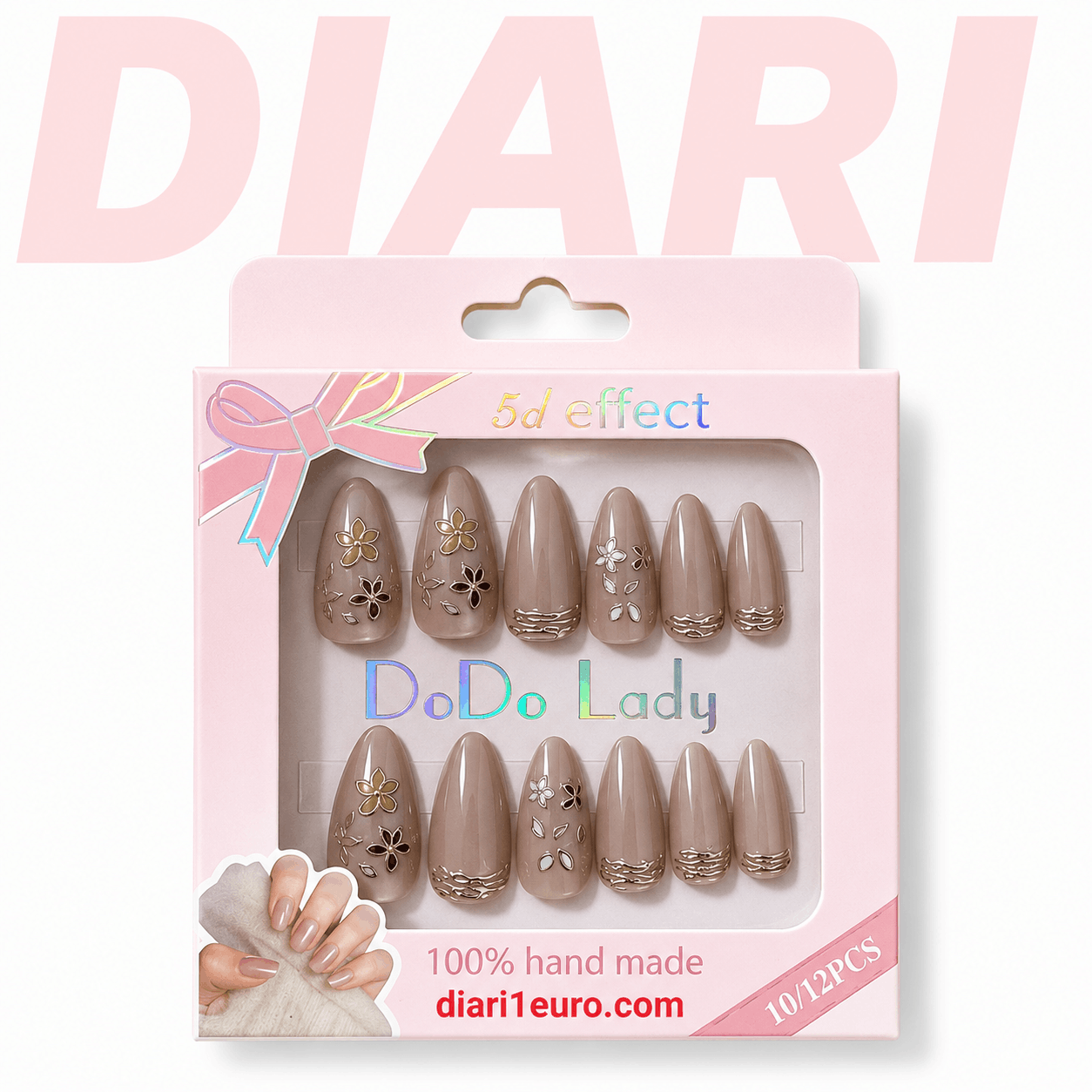 Thonj Artificialë Dekorativë DoDo Lady 5D Effect
