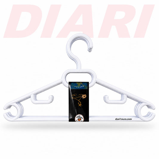 Varëse Rrobash Plastike e Bardhë Magic Hanger