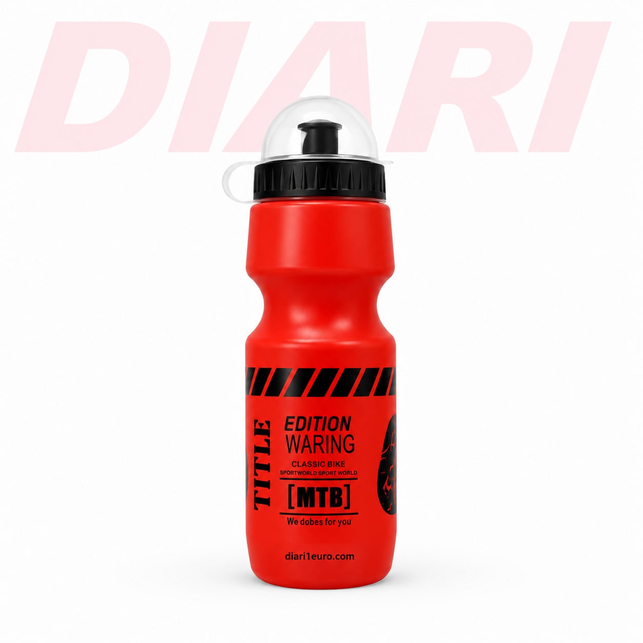 Shishe Uji Sportive për Biçikletë e Kuqe