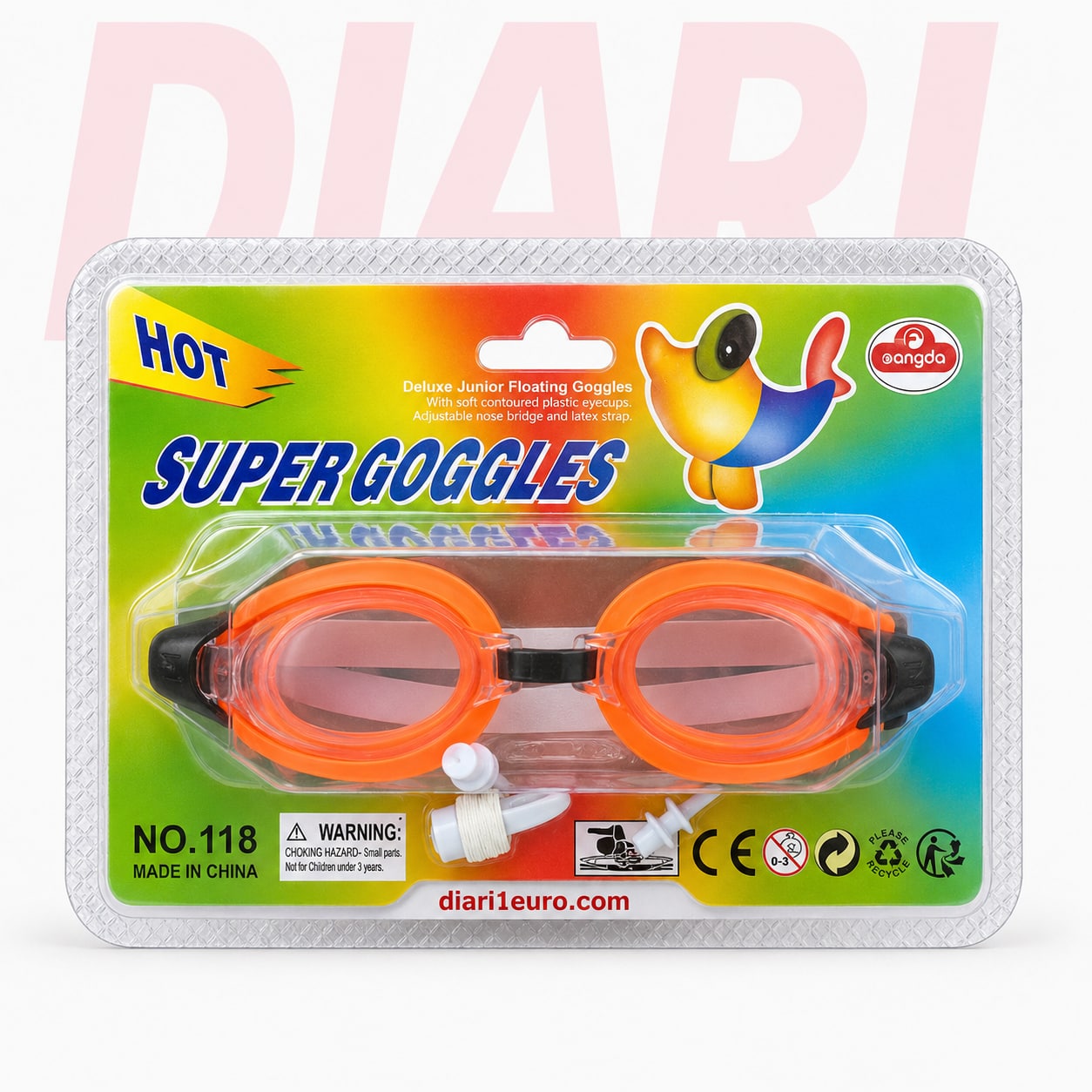 Syze Noti Super Goggles Portokalli