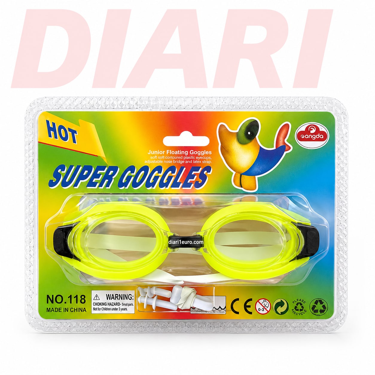Syze Noti Super Goggles të Verdha